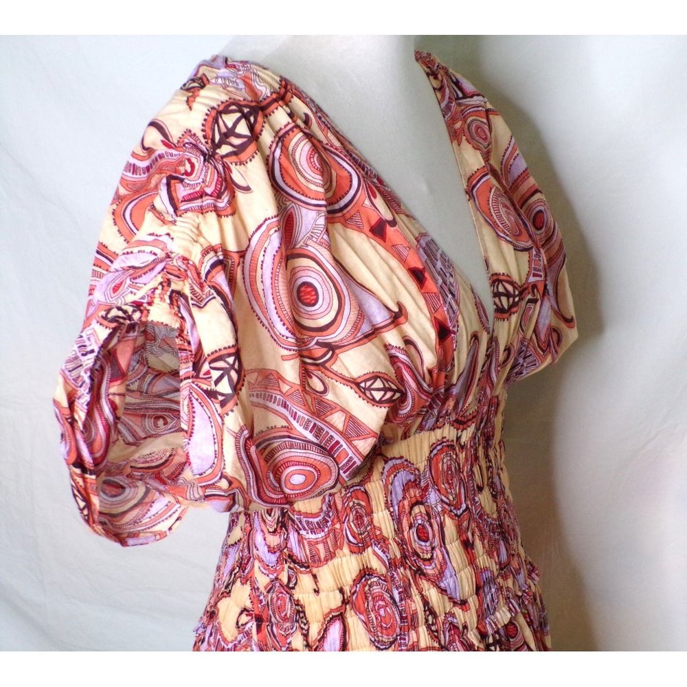 🆕A.L.C. Luna Smocked Mini Dress Cotton 10 - Picture 11 of 15